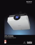 Sony VPLFX500L data projector