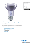 Philips Incand. Neodymium refl. lamp 60W E27