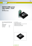 Digitus HDMI Pocket, 2-port