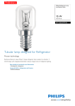 Philips Refrigerator lamp Incandescent lamp 871150024979125