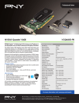 PNY VCQK600-PB NVIDIA Quadro K600 1GB graphics card