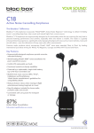 Black Box C18 headphone