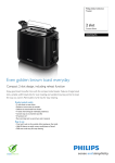 Philips Daily Collection Toaster HD2596/90