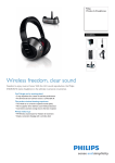 Philips Wireless hi-fi headphones SHC8555