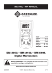 Greenlee DM-210A