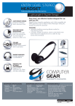 Computer Gear 24-1503 headset