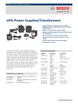 Bosch UPA-2450-50 power supply unit