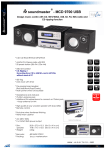 Soundmaster MCD9700 home audio set