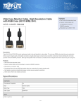 Tripp Lite VGA Coax Monitor Cable, High Resolution Cable with RGB Coax (HD15 M/M) 30-ft.