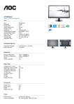 AOC E2260SWD LED display