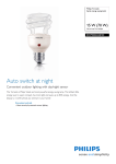 Philips Tornado Spiral energy saving bulb 872790084448100