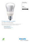 Philips Downlighter Spot energy saving bulb 872790082600500
