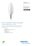 Philips Softone Candle energy saving bulb 872790082711800