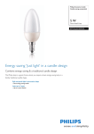 Philips Economy Candle Candle energy saving bulb 871016321537210