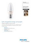 Philips Softone Candle energy saving bulb 872790026087825