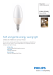 Philips Softone Candle energy saving bulb 872790026085425