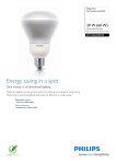 Philips PL-E Spot energy saving bulb 871150065989700