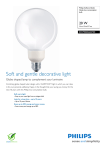 Philips Softone Globe Globe energy saving bulb 872790082622700