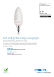 Philips Softone Candle energy saving bulb 872790085178600