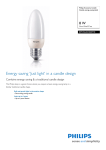 Philips Economy Candle Candle energy saving bulb 871016321545710