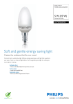 Philips Softone Candle energy saving bulb 872790090481900
