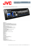 JVC KD-R741BTE car media receiver