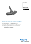 Philips PowerPro TriActive vacuum cleaner nozzle CRP735