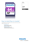 Philips SD cards FM64SD55B