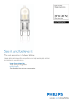 Philips EcoHalo Halogen capsule lamp 872790089368700