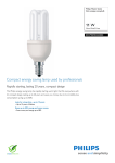 Philips Master Genie Stick energy saving bulb 872790090343000