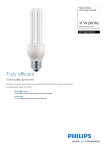 Philips Economy Stick energy saving bulb 871150031502110