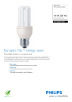 Philips Genie Stick energy saving bulb 871150080119700