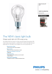 Philips EcoClassic Standard lamp Halogen Bulb 872790025226225