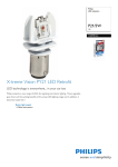 Philips LED car lamp 12899RX2