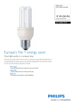 Philips Genie Stick energy saving bulb 871150080119701