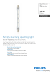 Philips EcoHalo Linear lamps Halogen linear lamp 872790092233200