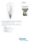 Philips Master Softone dimmable Energy saving bulb 872790082518300