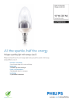Philips EcoClassic50 Halogen candle bulb 872790080781300
