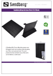 Sandberg Wrap-On Case iPad 2/3/4 Black