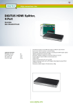 Digitus HDMI, 4-Port