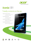 Acer Iconia B1-A71 8GB Black