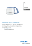 Philips Coffee jug CRP734