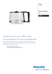 Philips Coffee jug CRP728