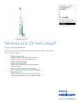 Philips Sonicare Essence Rechargeable sonic toothbrush HX5620