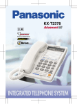 Panasonic KX-T2378 telephone