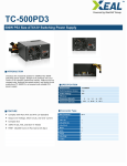 iStarUSA TC-500PD3 power supply unit