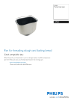 Philips Pan for bread maker CP9221