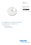 Philips Adjustable slicing disc CP9155