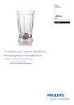 Philips Blender jar CP9126