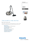 Philips EasyLife Vacuum cleaner with bag FC8138/02